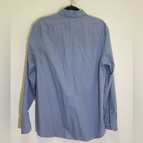 Banana Republic - Slim Fit Non-iron Cotton Shirt - size L - Picture 2 of 5